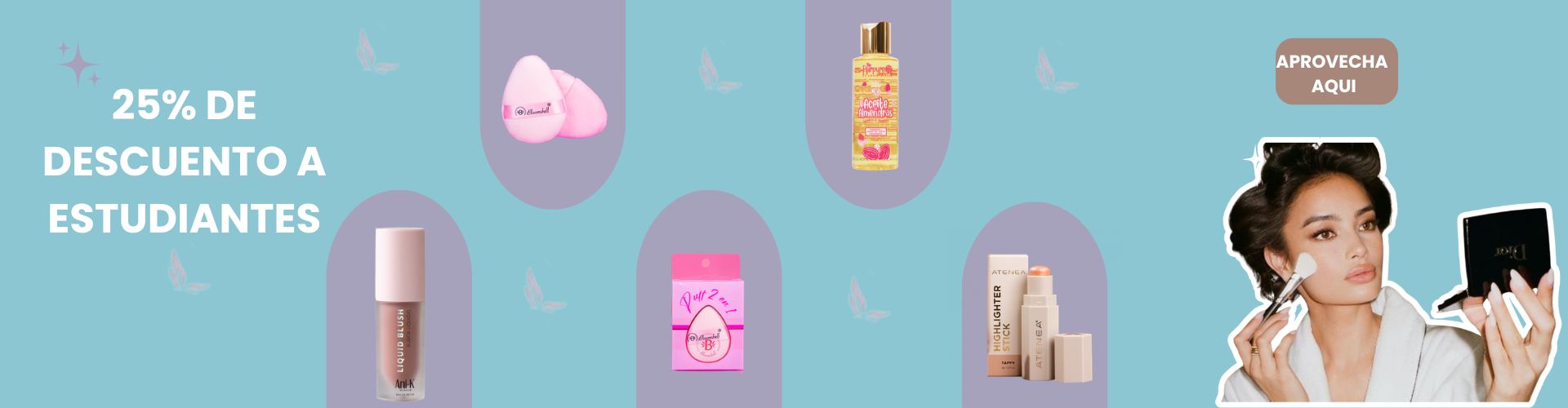 Banner promocional estudiantes horizontal